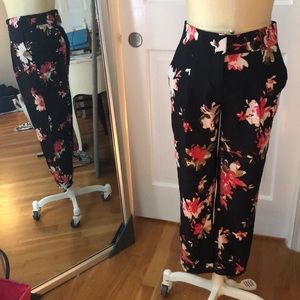Loft Floral Dress Pants